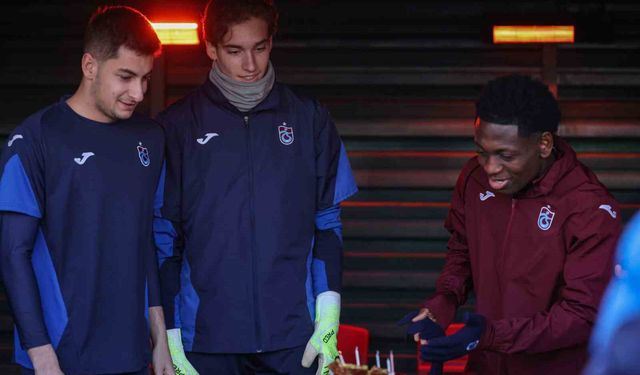 Trabzonspor yeni yılın ilk antrenmanını yaptı