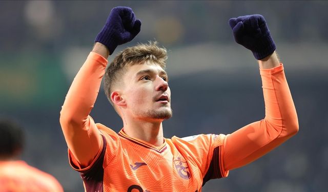 Trabzonspor'un orta saha oyuncusu Ernest Muçi'den 'azim' vurgusu: