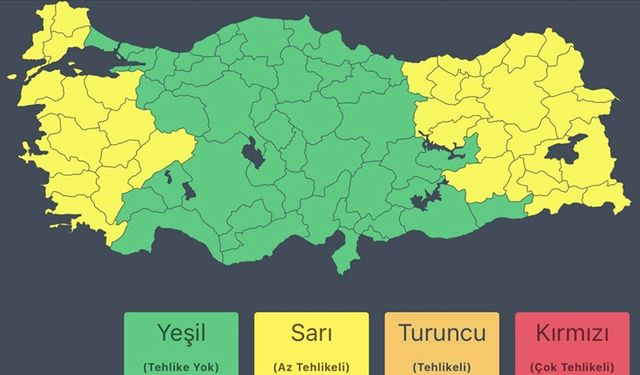 Meteorolojiden bazı bölgeler için çığ, fırtına ve gök gürültülü sağanak uyarısı