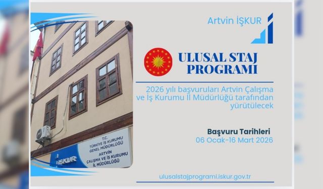 Ulusal Staj Programı 2026 Başvuruları Başladı