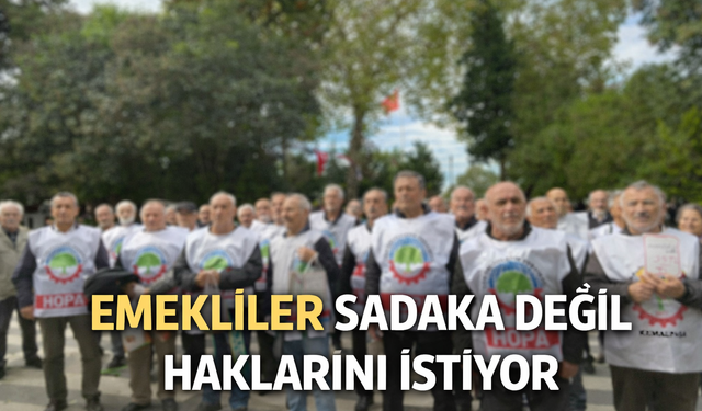 “Sadaka Değil, Hakkımızı İstiyoruz”