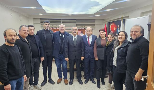 İYİ Parti’den Gazetecilere Ziyaret