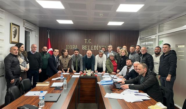 Hopa Belediyesi’nde Toplu İş Sözleşmesi Uzlaşıyla İmzalandı