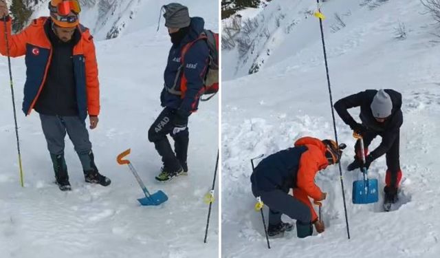 53 Gündür Çığ Altında Bulunan Kayıp Çoban İçin Çığ Riskinin Ortadan Kalkması Bekleniyor