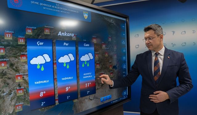 Hafta boyunca yurt genelinde yağışlı hava etkili olacak