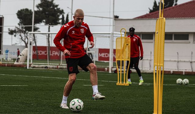 Samsunspor, Shkendija maçının hazırlıklarına başladı