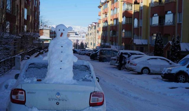 Erzurum baharı beklerken kışı yaşıyor
