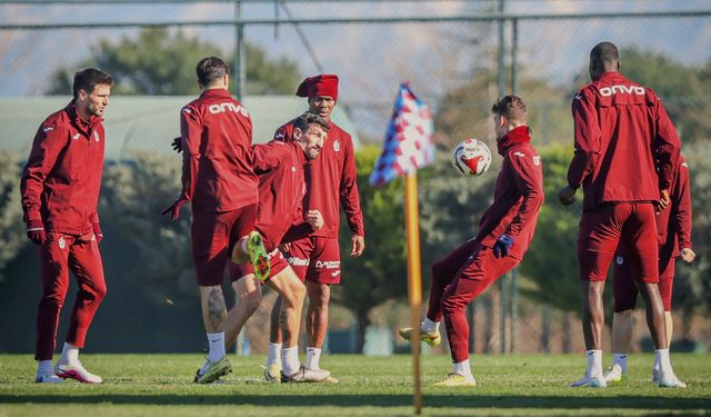 Trabzonspor, Fenerbahçe maçının hazırlıklarını sürdürdü