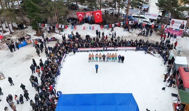 Kar Üstü Karakucak Güreşleri Yapıldı