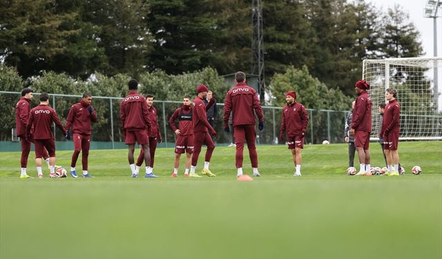 Trabzonspor, Galatasaray maçının hazırlıklarına devam etti