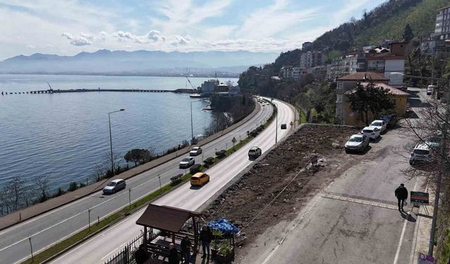 Ordu'ya yeni bir seyir terası kazandırılıyor