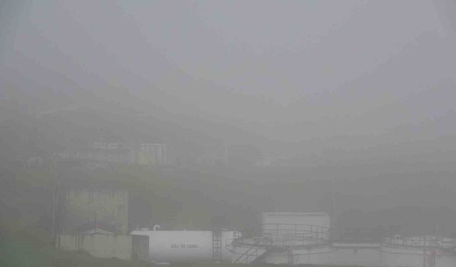 Trabzon'da hava ulaşımına sis engeli