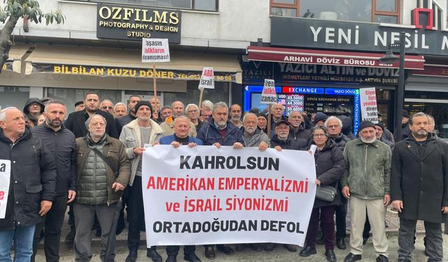 Arhavi’den ABD ve İsrail’e Protesto