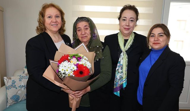 Şehit Annesine Kadınlar Günü Ziyareti
