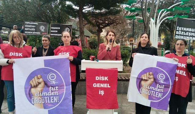 DİSK’li Kadınlar Artvin’de Haykırdı