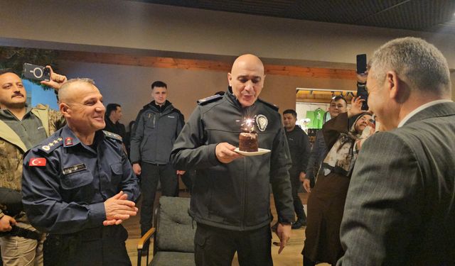 Jandarma Komutanından Emniyet Müdürü’ne Anlamlı Sürpriz