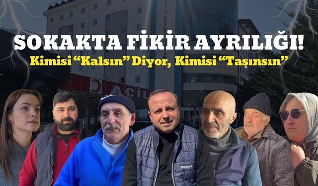 Yeni Hastane Nerede Olmalı? Artvinliler Konuştu