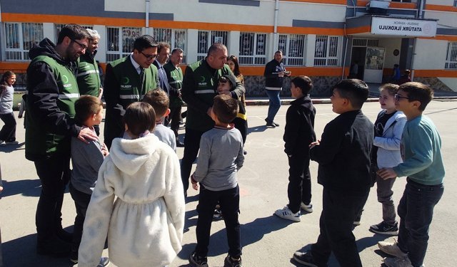 Asarcık'ta öğrencilere Yeşilay bağımlılıkla mücadele eğitimi verdi