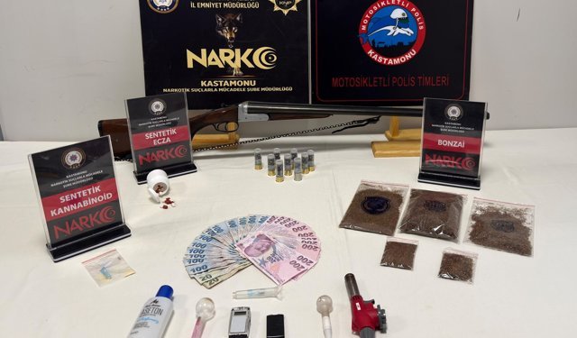 Kastamonu iki ayrı uyuşturucu operasyonunda 6 şüpheli gözaltına alındı