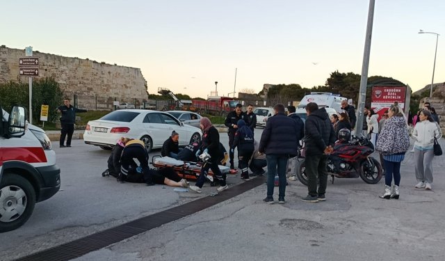 Sinop'ta 3 motosikletin karıştığı kazada 3 kişi yaralandı