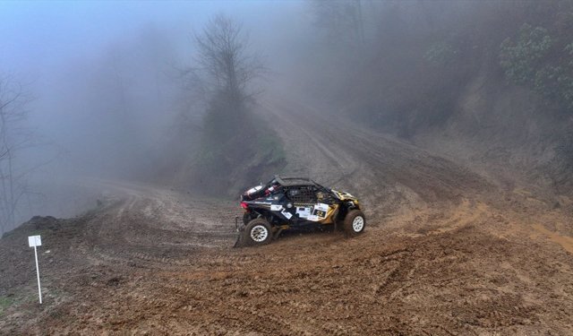 Trabzon'da Türkiye Offroad Şampiyonası'nın 1. ayağında mukavemet etabı yapıldı