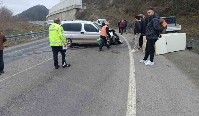 Ordu'da trafik kazası: 2 yaralı