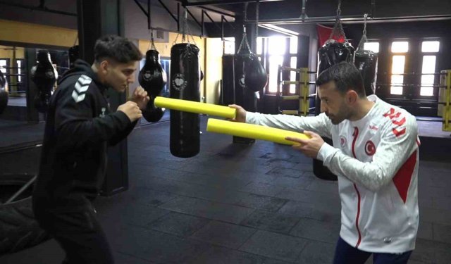 Rize'nin demir yumruğu Rize'de gerçekleşecek şampiyonaya hazırlanıyor