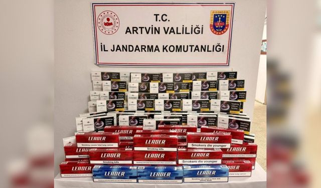 Kaçakçılıkla Mücadelede 9 Bin 690 Paket Sigara Ele Geçirildi