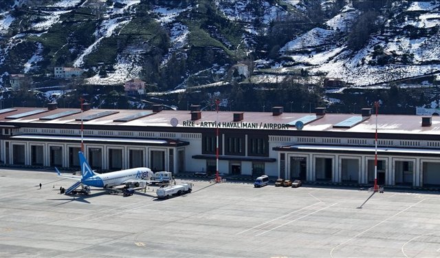 Rize-Artvin Havalimanı Yılın İlk Çeyreğinde 294 Bin Yolcuya Hizmet Verdi