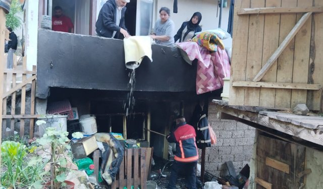 3 Katlı Binada Yangın