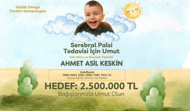 “Bağışlarınızla umut olun”