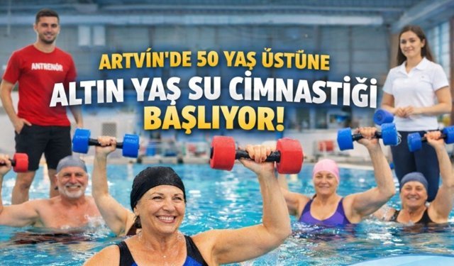 “Altın Yaş Su Cimnastiği” Başlıyor