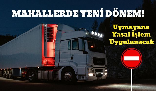 Trafik Düzenlemesi Yürürlükte