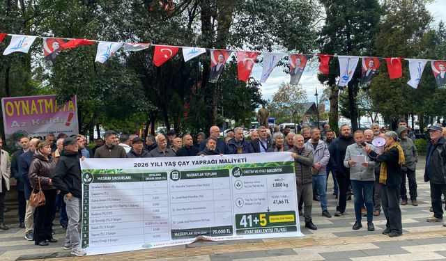 Çayda 46 TL Taban Fiyat Talebi