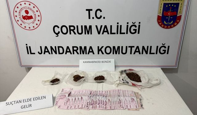 Çorum'da uyuşturucu operasyonunda 3 zanlı yakalandı