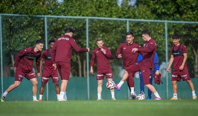 Trabzonspor, Gençlerbirliği maçının hazırlıklarını tamamladı