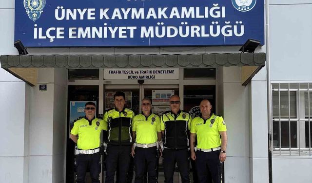 Ordu'da polis bayramda görev başında