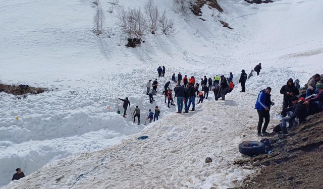 Çığ Altındaki Çoban İçin Arama Devam Ediyor