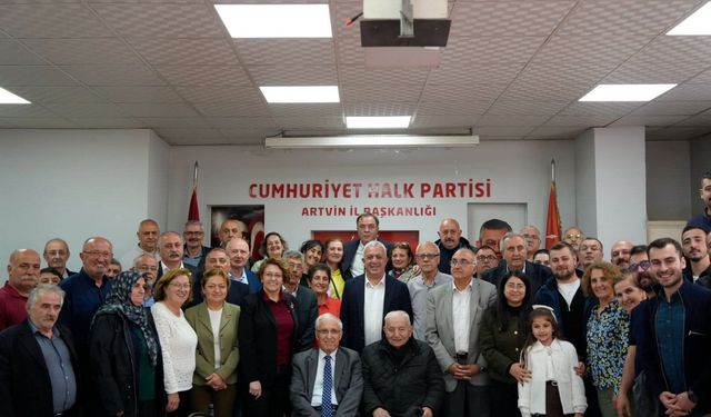 CHP Artvin’de Bayramlaşma Programı