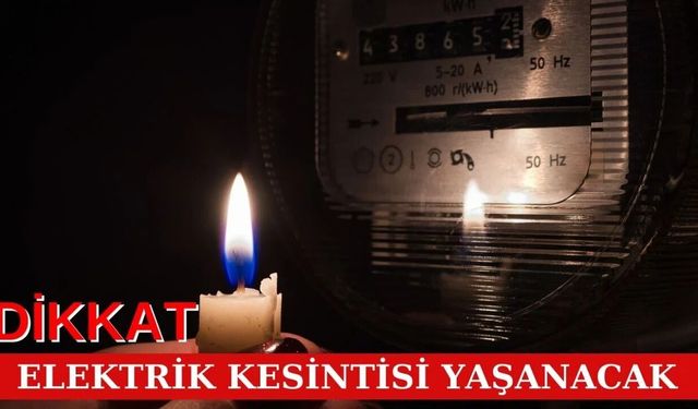 Çevreli Köyü’nde Kesintisi Uyarısı