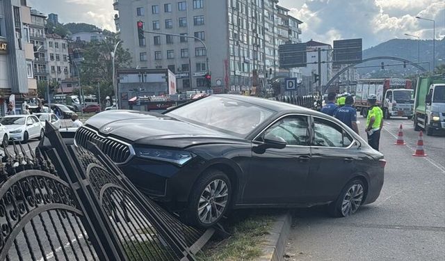 Giresun'da trafik kazasında 4 kişi yaralandı