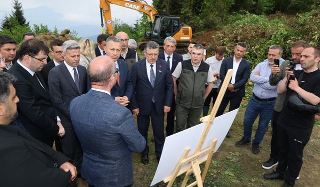 Trabzon'da sahipsiz hayvanlar için doğal yaşam alanının yapımına başlandı