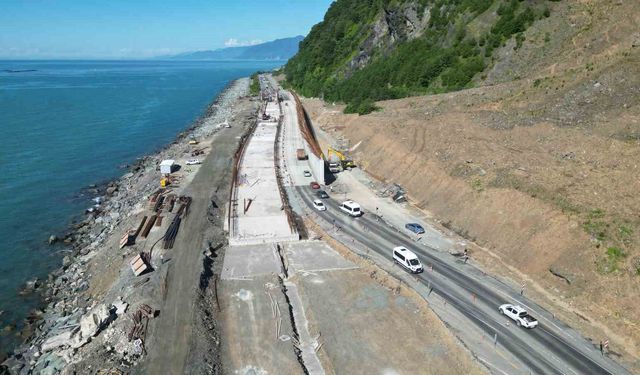 Heyelan Bölgesinde Tünel Çalışmaları Aralıksız Devam Ediyor