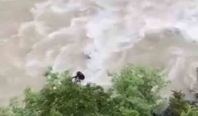 Otomobil Çoruh Nehri'ne Düştü; Baba ile Oğlu Aranıyor