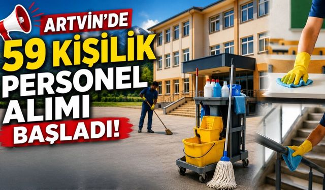 59 Kişilik Personel Alımı Başladı