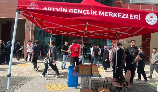 Artvin Gençlik Merkezi’nden YKS Adaylarına Moral Desteği
