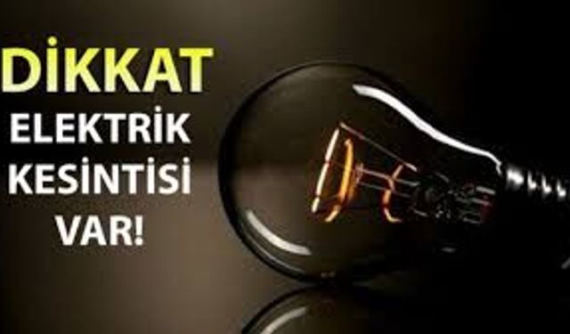Hopa'da Planlı Elektrik Kesintisi