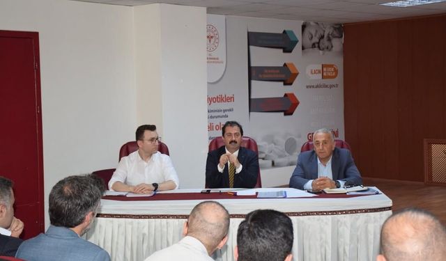 Sağlık Tesisleri Değerlendirme Toplantısı Gerçekleştirildi