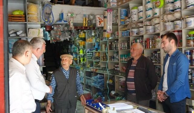 Belediye Başkanı Bilgehan Erdem Esnaf ve Vatandaşlarla Buluştu