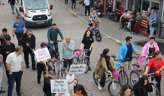 Sağlık ve Çevre İçin Pedal Çevirdiler